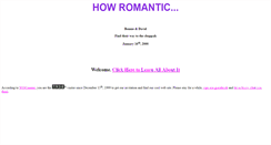 Desktop Screenshot of howromantic.com